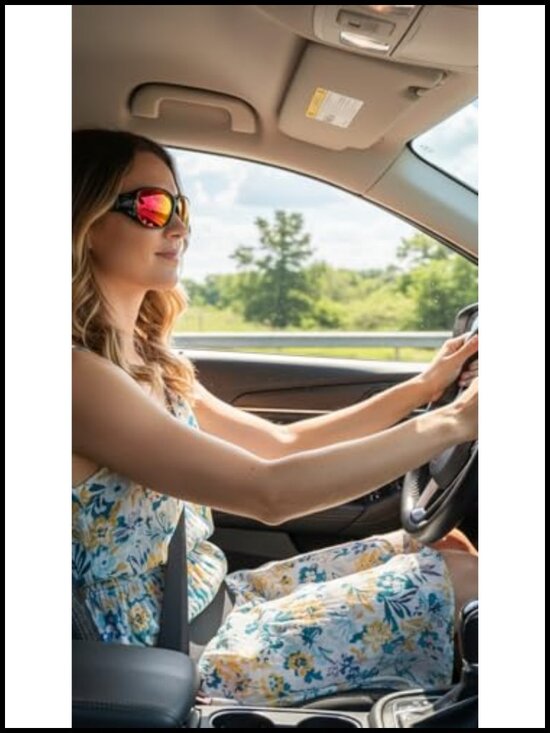 Fit Over Polarized Sunglasses Oversized UV400 Wrap Around TR90 Driving main image 4